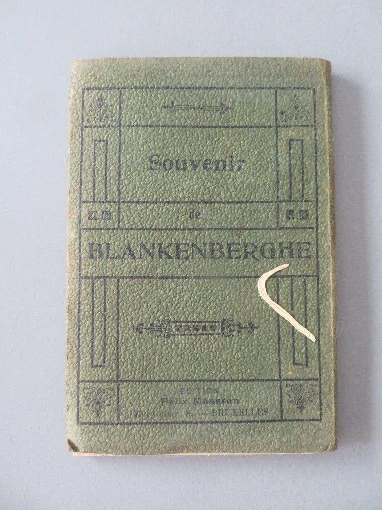 oud boekje met panoramische postkaarten Blankenberge, Verzamelen, Verzenden, Voor 1920, Ongelopen, West-Vlaanderen