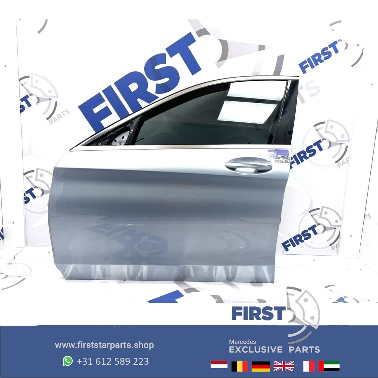 W205 PORTIER LINKSVOOR C Klasse COMPLETE DEUR LINKS VOOR BLA, Utilisé, Porte, -, -