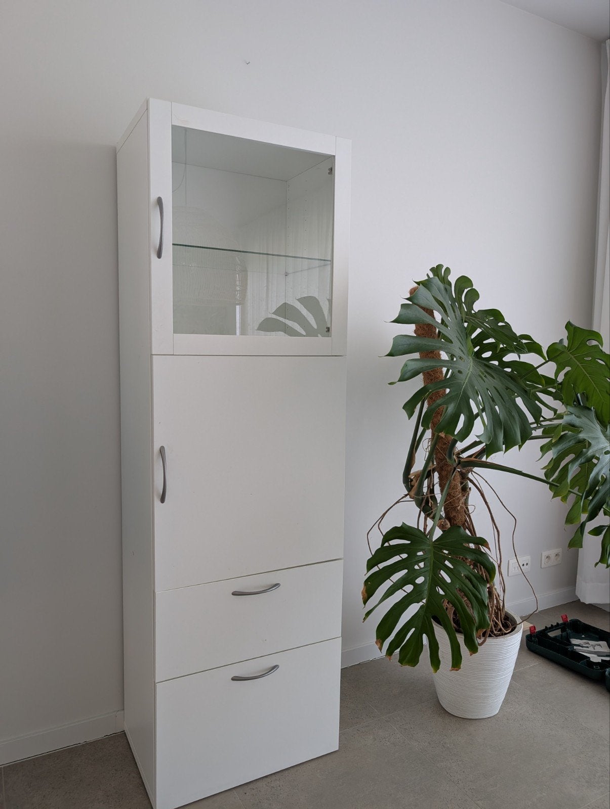 IKEA Besta 60x42x193 witte kast., Ophalen