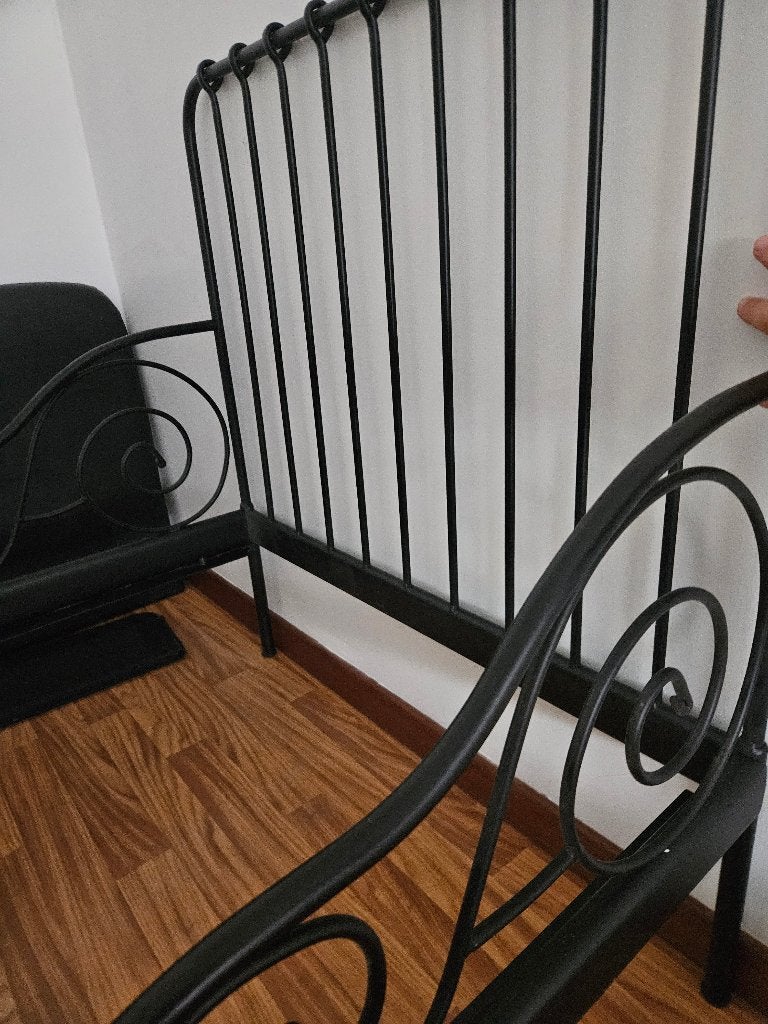 Lit extensible sur mesure Minnen noir Ikea, Enlèvement, Noir
