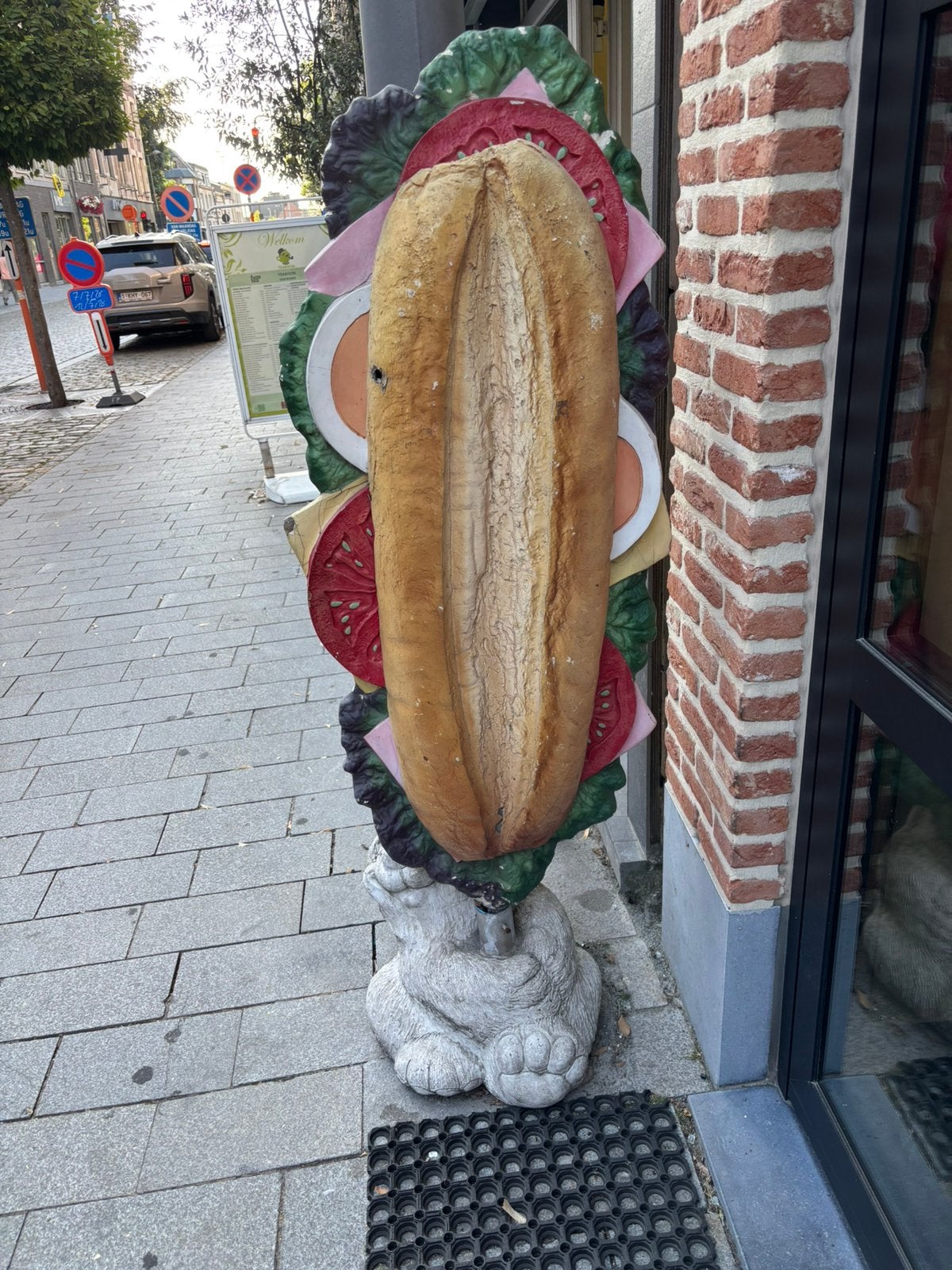 Gratis broodje reclame gratis, Tuin en Terras, Tuinbeelden, Ophalen, Gebruikt