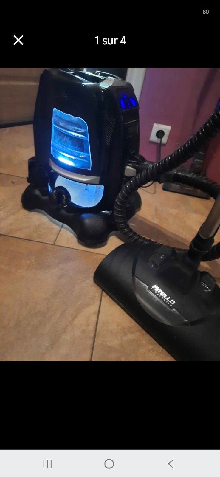 a vendre Ritello, avec accessoires, Electroménager, Réservoir, Convient aux sols durs, Autres marques, Comme neuf