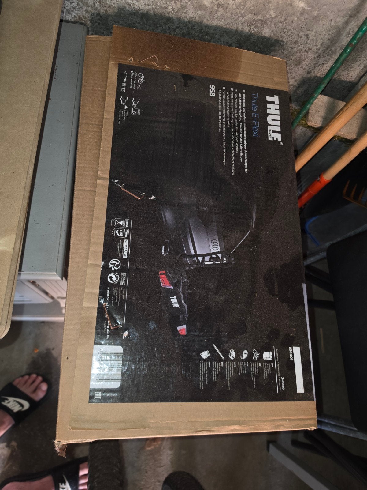 thule E-Flexi 958 nieuw in de doos., Neuf, Support d'attelage, Enlèvement, 2 vélos