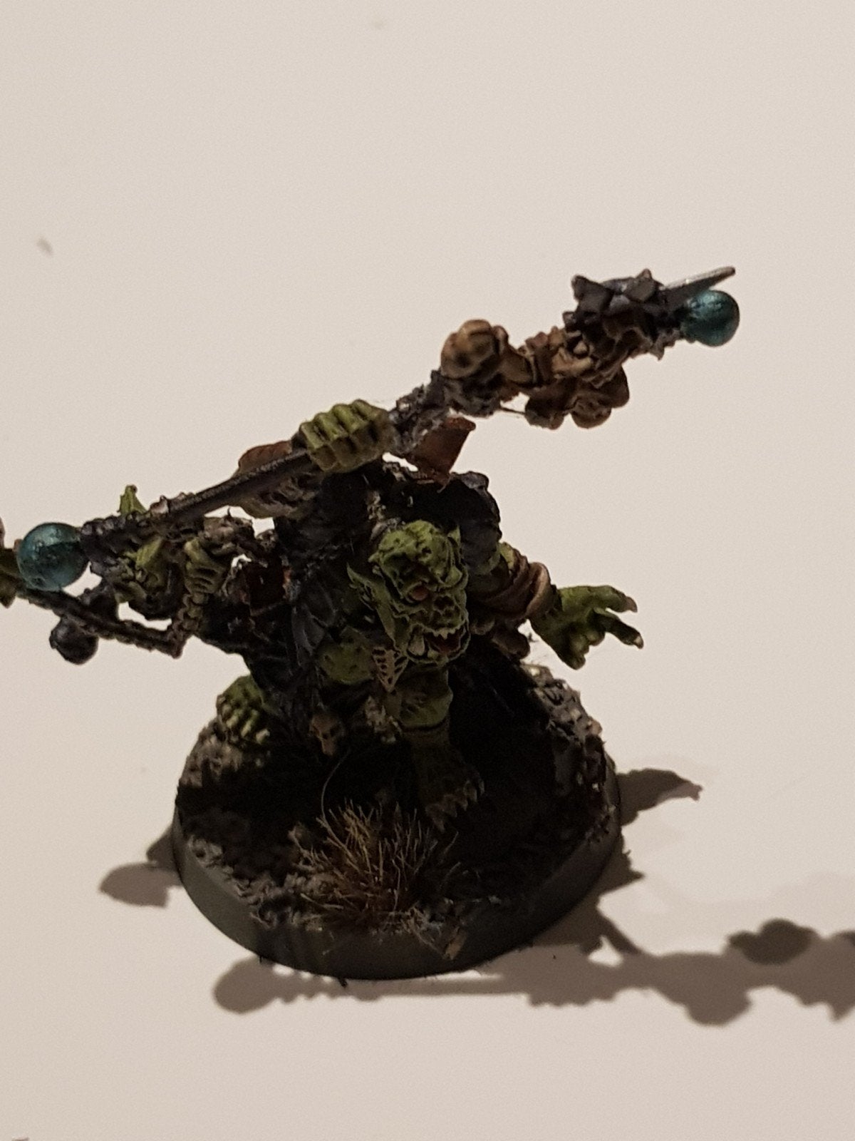 WH40K ORKS: Weirdboy, painted, Hobby en Vrije tijd, Wargaming, Zo goed als nieuw, Warhammer 40000, Figuurtje(s), Geverfd, Ophalen of Verzenden