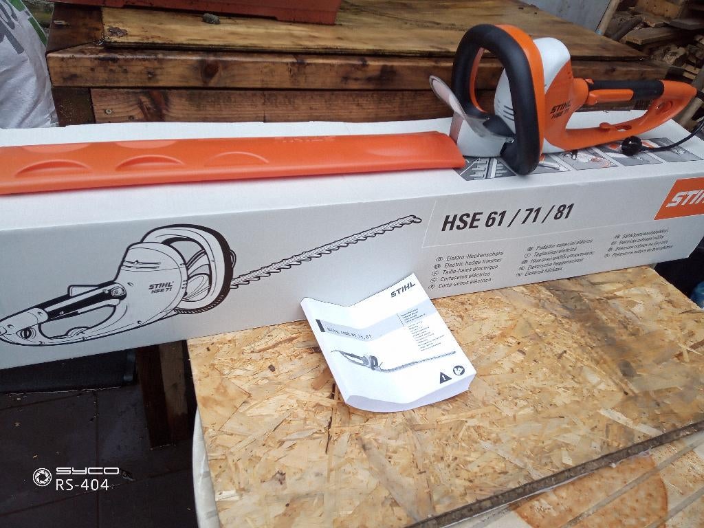 STIHL HSE 71 Heggenschaar Nieuw, Tuin en Terras, Heggenscharen, Ophalen, Nieuw, Elektrisch