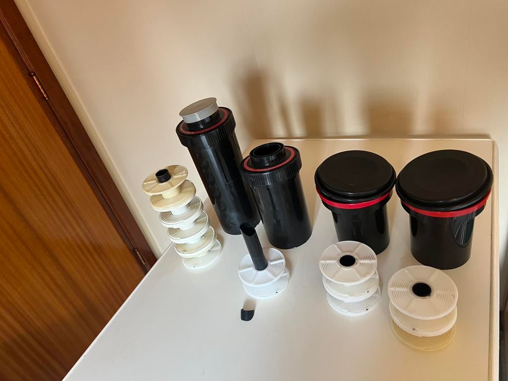 Ontwikkelset 35mm & 120 – tanks, bidons, maatbekers, Ophalen, Zo goed als nieuw