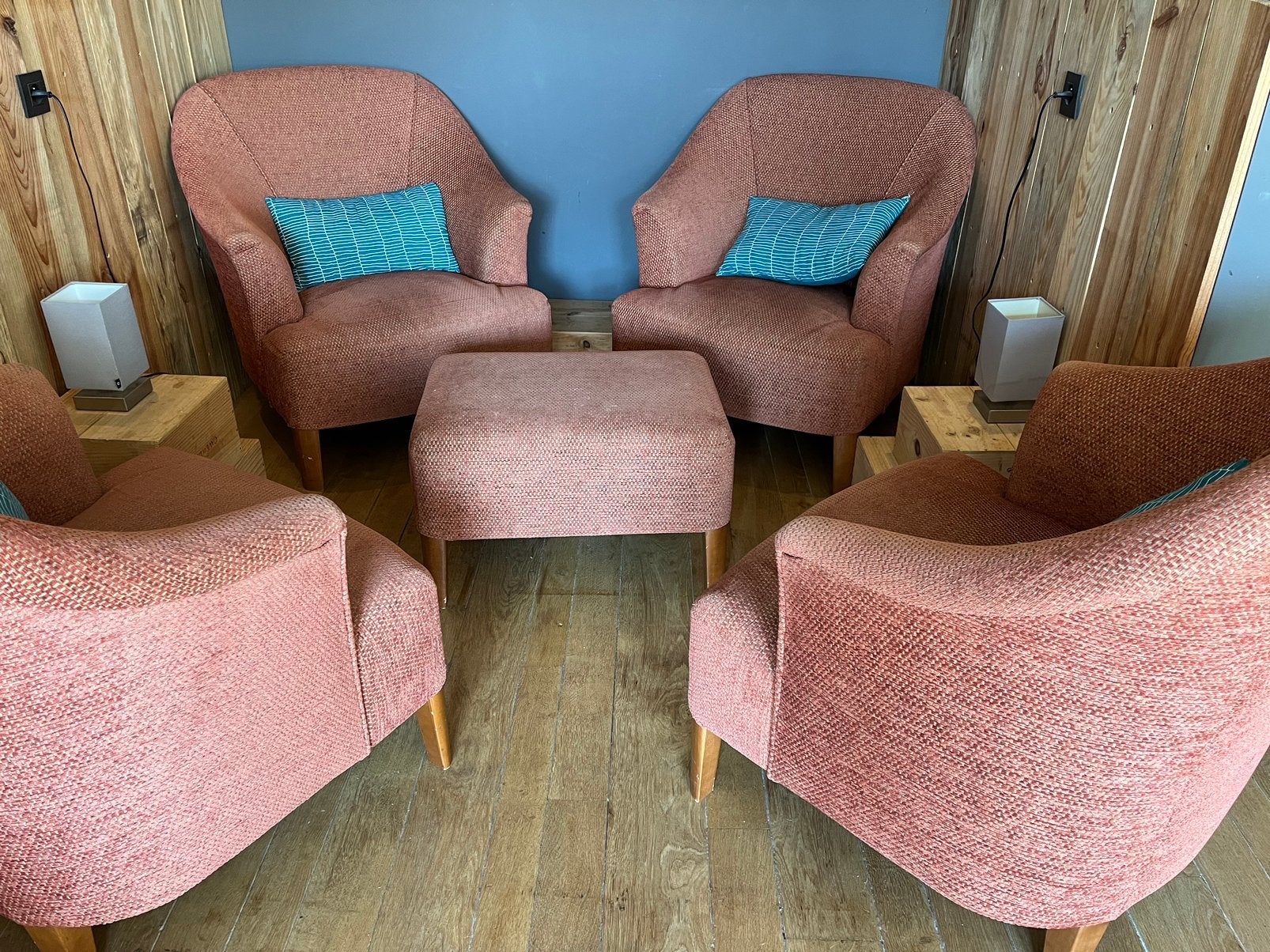 Fauteuil tissus, Enlèvement, Utilisé, Tissus