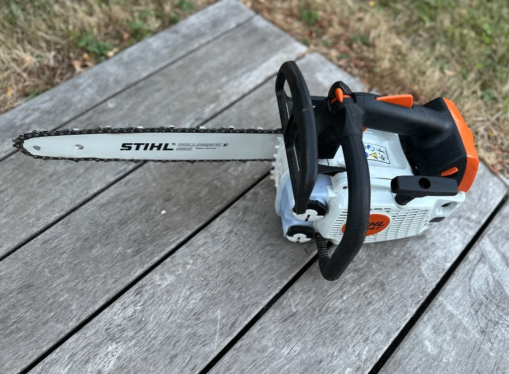Stihl MS194 T Kettingzaag, ***Absolute Nieuwstaat***, Tuin en Terras, Hand-tuingereedschap, Ophalen, Zo goed als nieuw, Husqvarna stihl honda