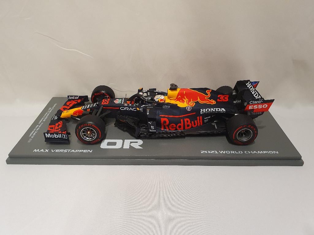 Max Verstappen RedBull RB16B GP d'Abou Dhabi 2021 Spark 1:18, Enlèvement ou Envoi, Neuf, Voiture, Autres marques