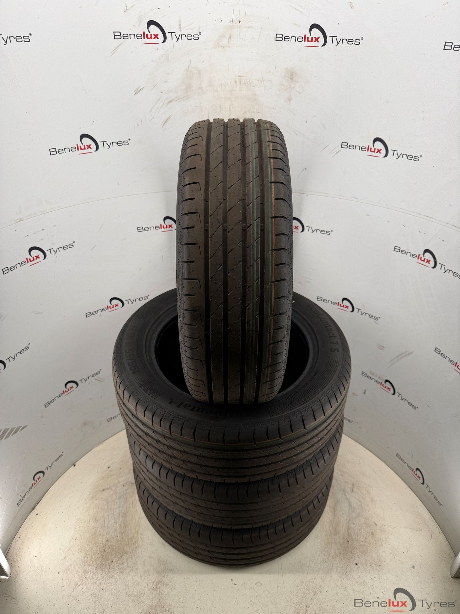 195/55R16 87H Continental ECO 195/55 R16 195/55/16 1955516, Auto-onderdelen, Gebruikt, -, Ophalen of Verzenden, Band(en)