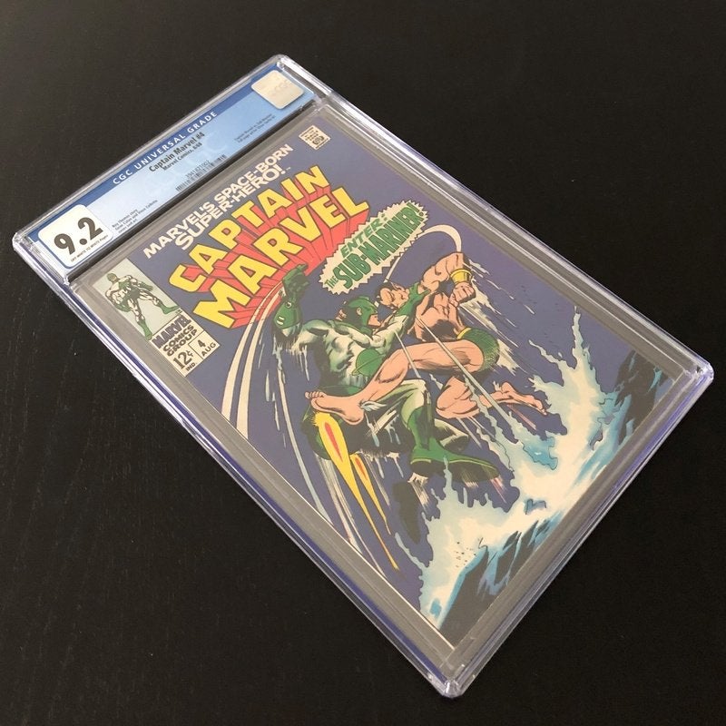 Captain Marvel Vol.1 #4 CGC (1968) NM- (9.2), Marvel Comics, Comme neuf, Comics, Amérique