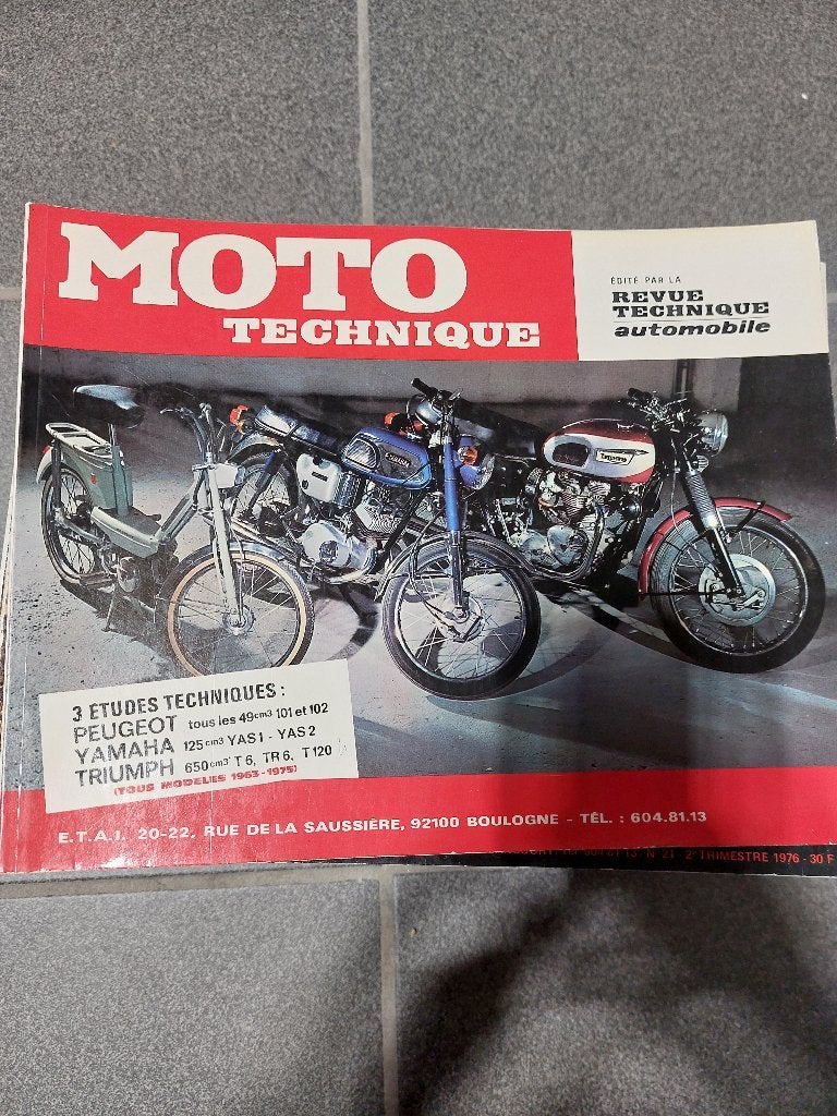 Livre moto technique, Boeken, Ophalen of Verzenden, Zo goed als nieuw, Merk of Model
