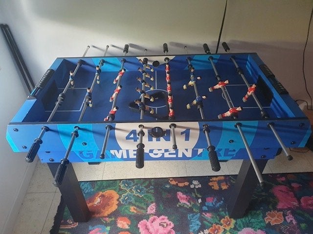 Voetbaltafel, Ophalen, Gebruikt