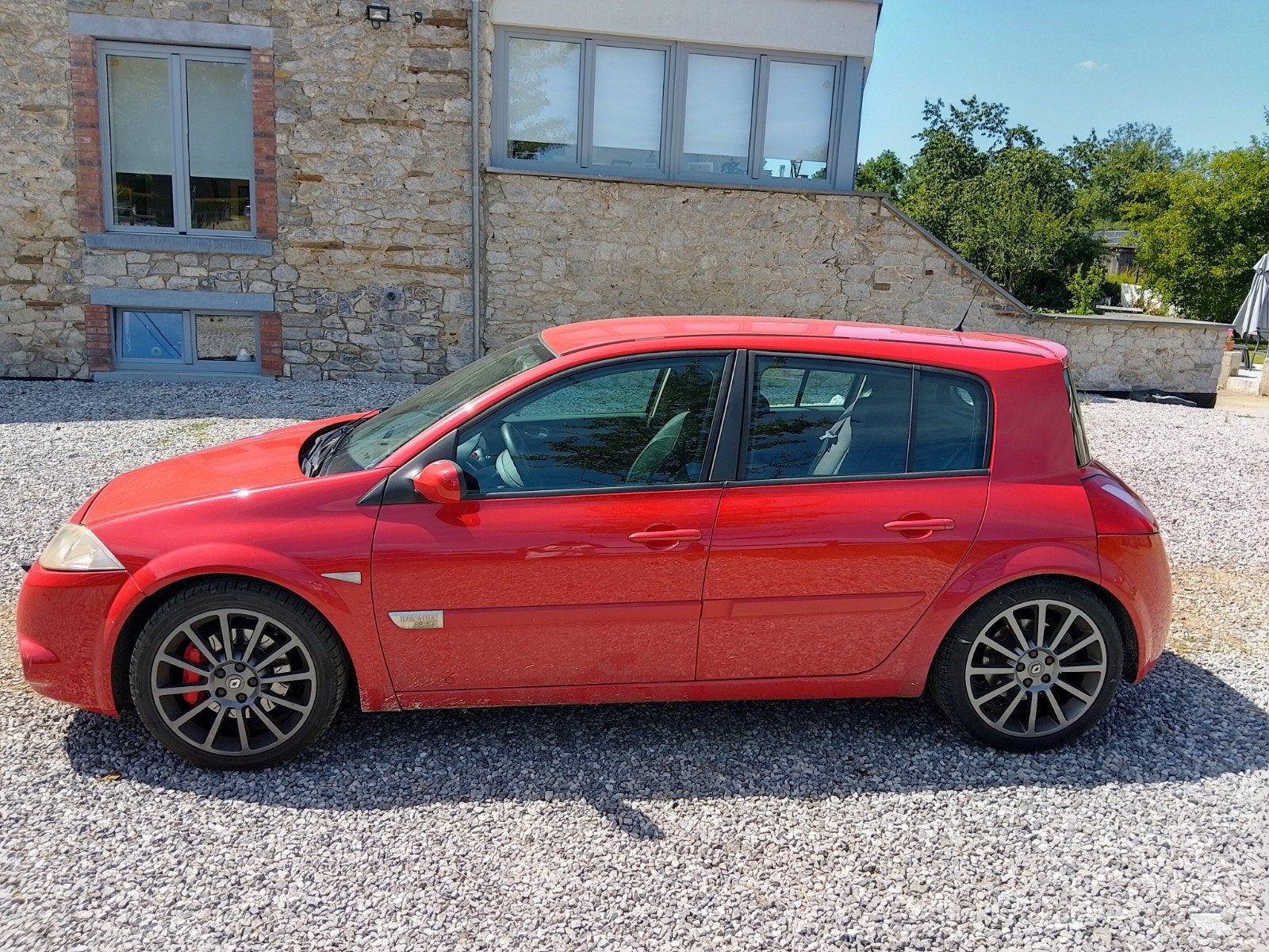 Renault Megane 2 rs fase 1 2005 224pk, Auto's, 5 deurs, Particulier, Onderhoudsboekje, Rood