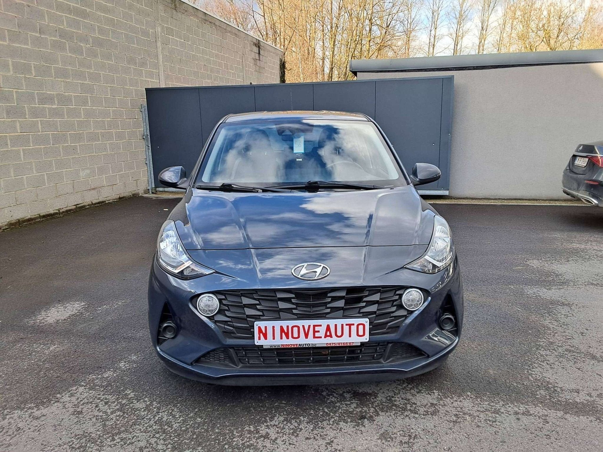 Hyundai i10 1.0i Air 1STE EIGENAAR BLEUT USB, Autos, Argent ou Gris, Achat, Euro 6, Boîte manuelle