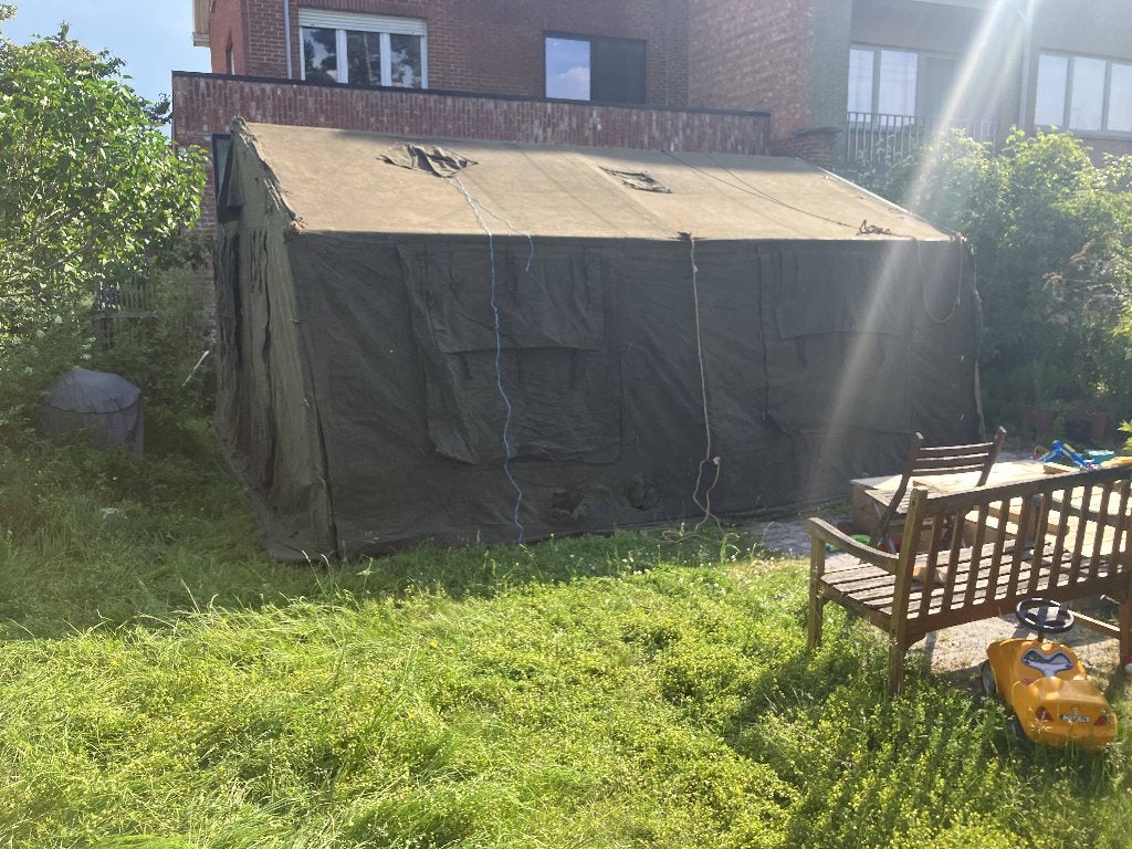 US ARMY TEMPER tent 5 X 5 legertent, Caravans en Kamperen, Ophalen, Gebruikt, Meer dan 6