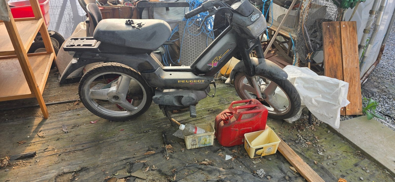 peugot fox, Enlèvement