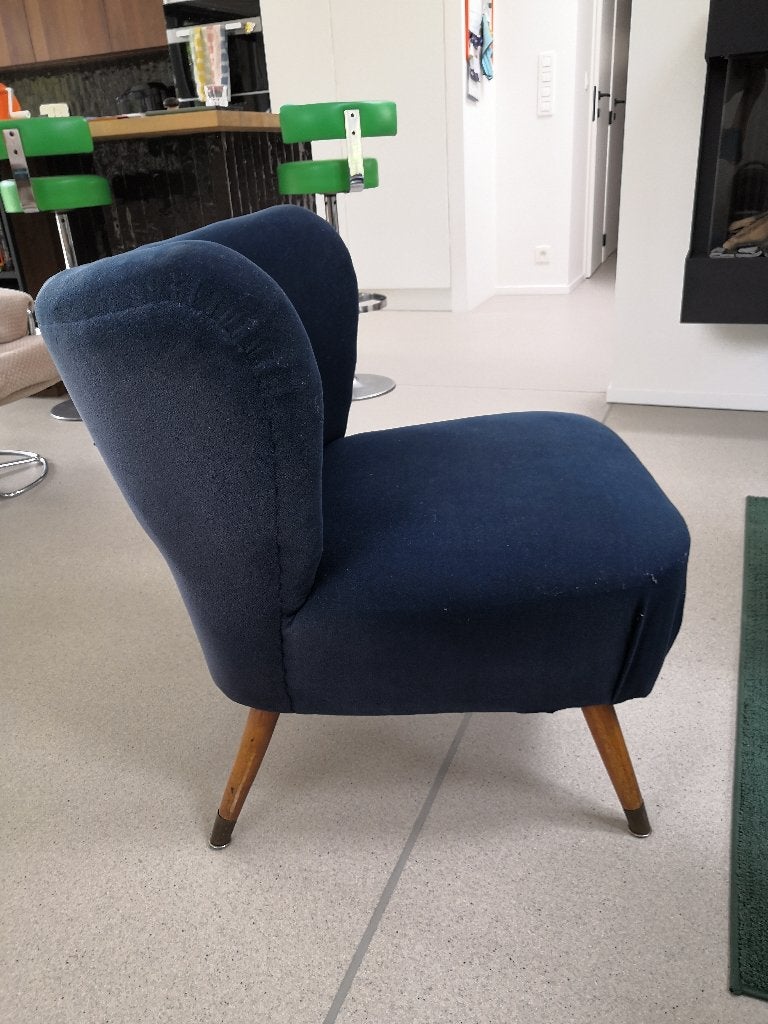 vintage zeteltje, Huis en Inrichting, Fauteuils, Ophalen, Gebruikt, Stof, Vintage