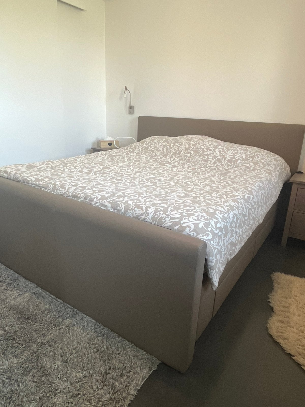 Boxspring 180cm, 210 cm, Enlèvement, Utilisé, 180 cm
