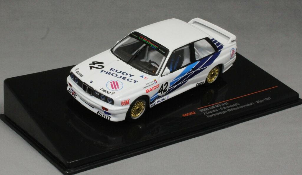 1:43 Ixo RAC262 BMW M3 E30 WTCC Dijon 1987 #42, Hobby & Loisirs créatifs, Enlèvement ou Envoi, Neuf, Voiture, Autres marques