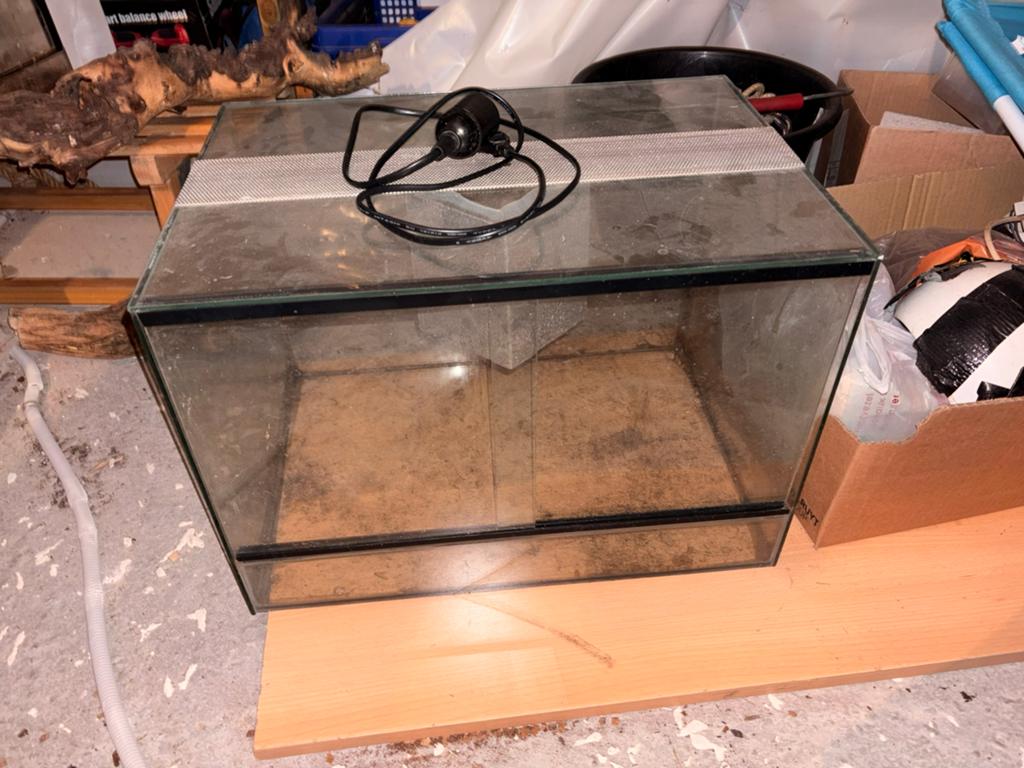 Breed terrarium, Dieren en Toebehoren, Ophalen, Zo goed als nieuw