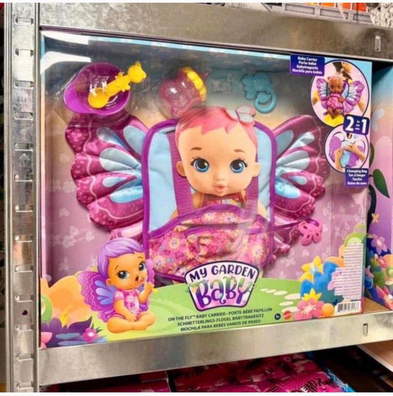Mattel My Garden Baby Vlindervleugel draagzak luiertas tas, Ophalen of Verzenden, Nieuw