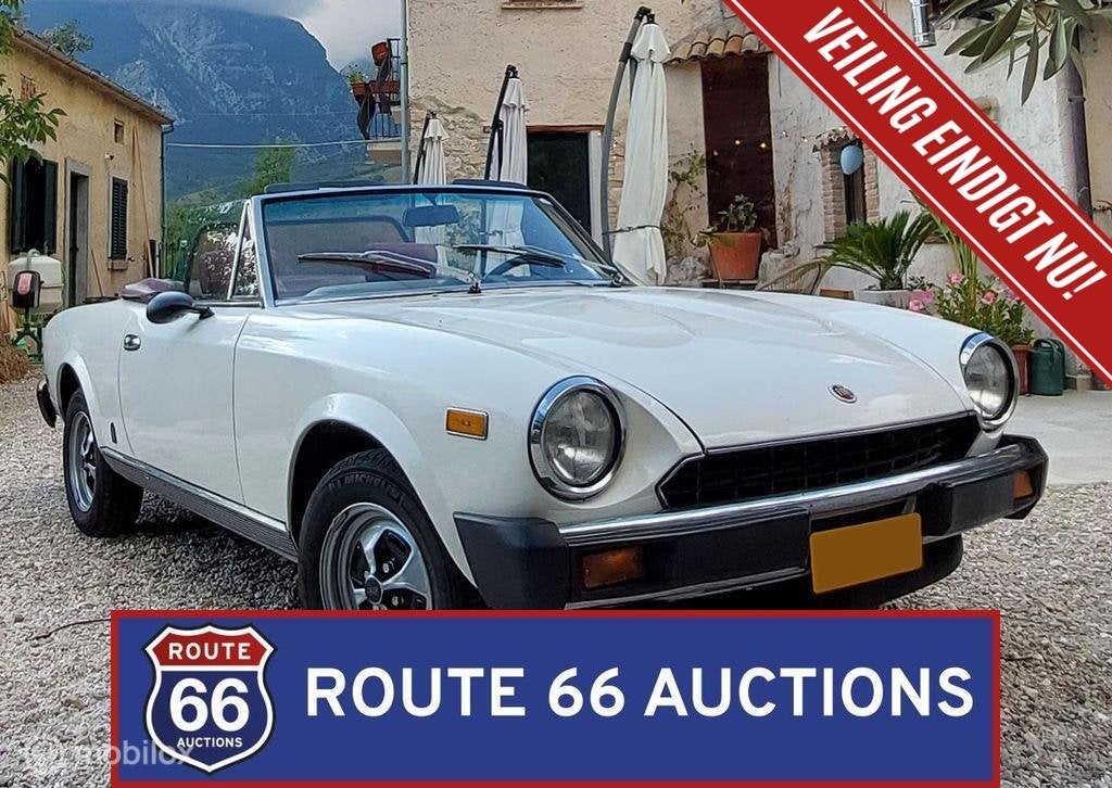Fiat 124 Spider 2000 | 1980 | Route 66 Auctions, Autos, Achat, Entreprise, Boîte manuelle, Autre carrosserie