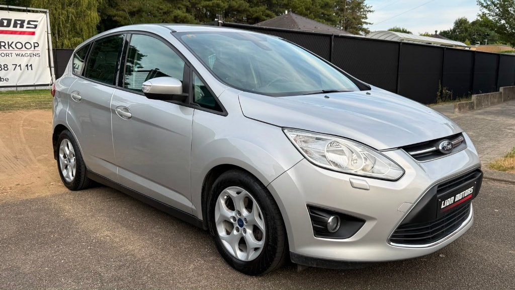 Ford C Max 1.6 Tdci | Titanium - Elektrische Koffer | Navi |, Auto's, Voorwielaandrijving, Stof, Zwart, 4 cilinders