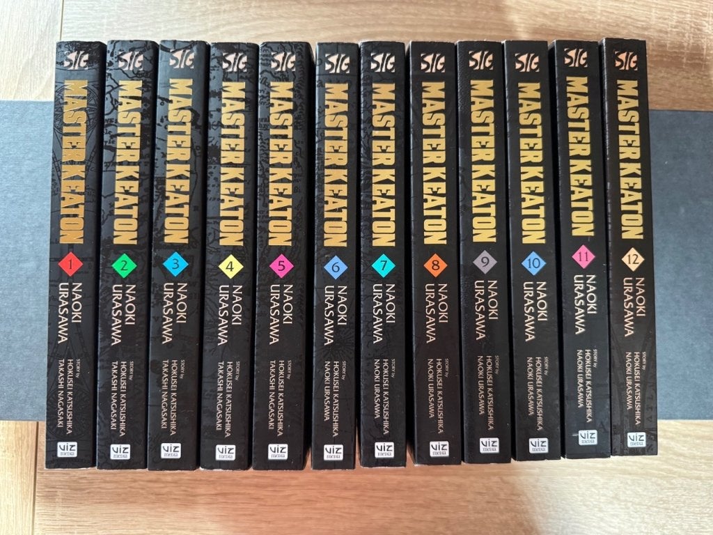 Master Keaton manga compleet, Complete serie of reeks, Ophalen of Verzenden, Gelezen, Japan (Manga)