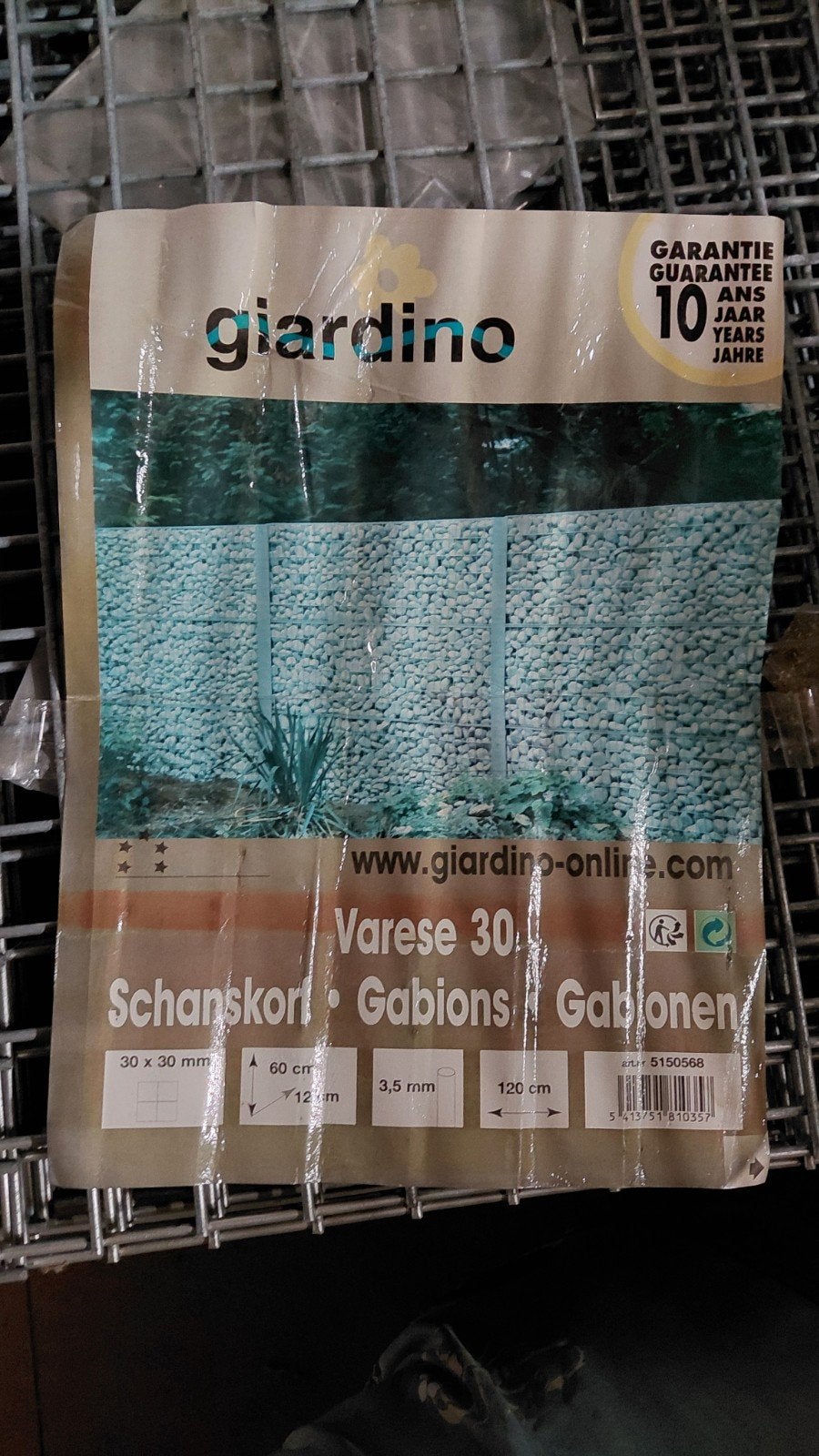 Gabions Varese 600x1200x120, Jardin & Terrasse, Enlèvement, Neuf