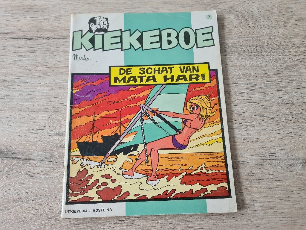 Kiekeboe 7. Schat van Mata Hari. Eerste druk, Enlèvement ou Envoi, Utilisé