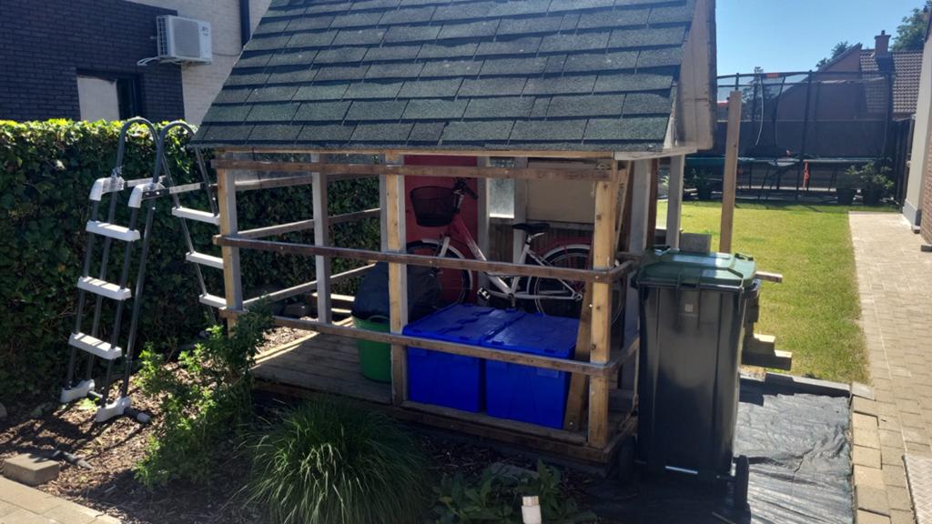 Speelhuisje 2m x 1,5m x 2m (h). Zelf afbreken en meenemen., Tuin en Terras, Ophalen