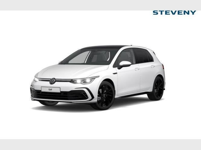Volkswagen Golf VIII 1.0 eTSI R-Line Business Premium OPF DS, Auto's, Volkswagen, Automaat, Airbags, Wit, Golf