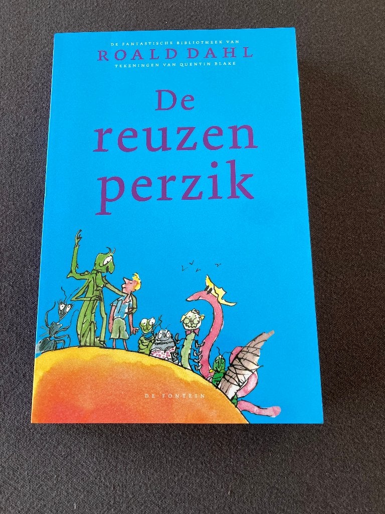 Boek 'De reuzenperzik' Roald Dahl 159 blz, Boeken, Ophalen of Verzenden, Zo goed als nieuw, Roald Dahl