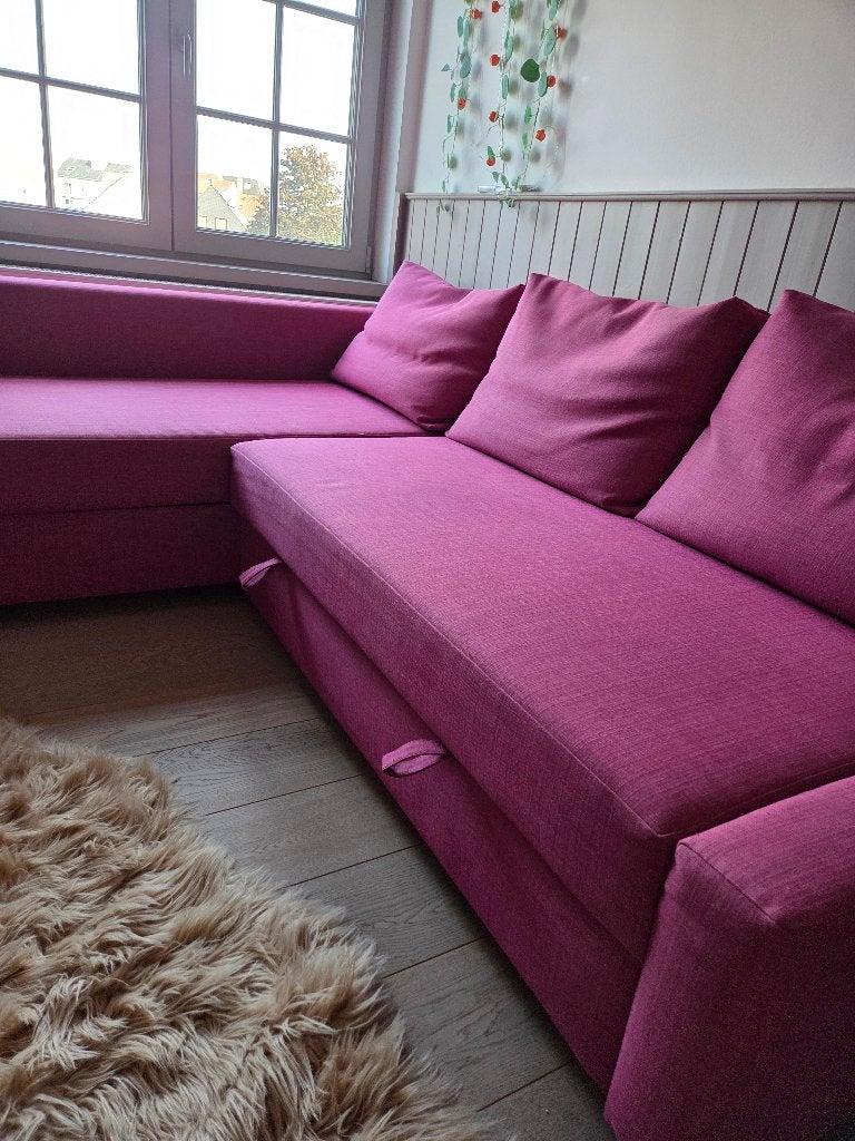 Hoekslaapbank Ikea, Huis en Inrichting, Ophalen, Hoekbank, Driepersoons, Zo goed als nieuw