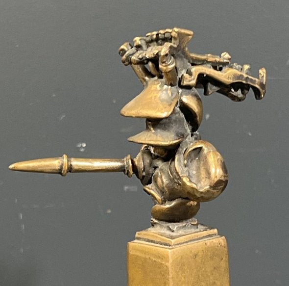 Vic Gentils (1919-1997): Ridder (H: 17 cm), Antiek en Kunst, Ophalen of Verzenden, Brons