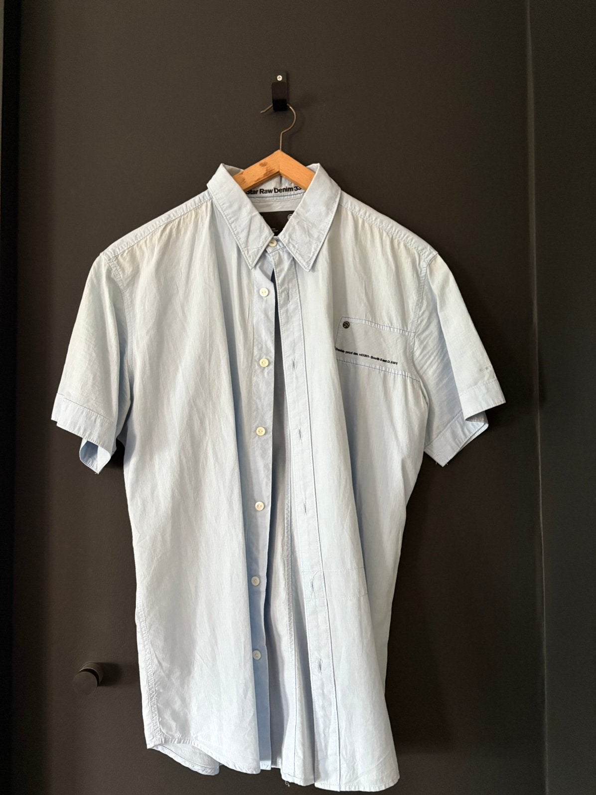 Denim brut G-star 3301, Enlèvement ou Envoi, Comme neuf, Tour de cou 41/42 (L)