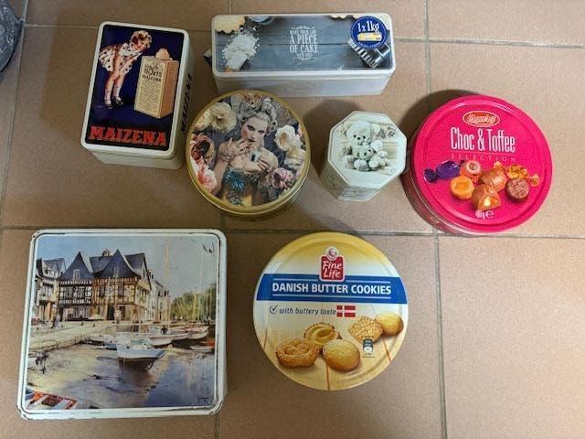 Ijzeren/blikken dozen vintage, Ophalen of Verzenden, Zo goed als nieuw, Overige