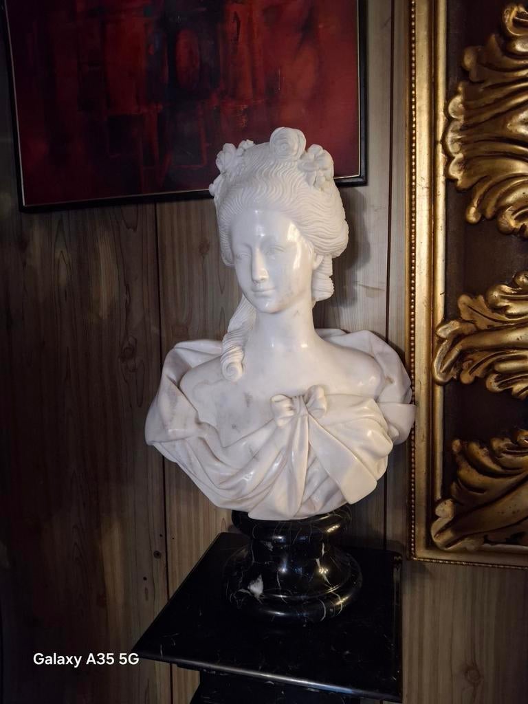 Marmeren buste, Ophalen of Verzenden