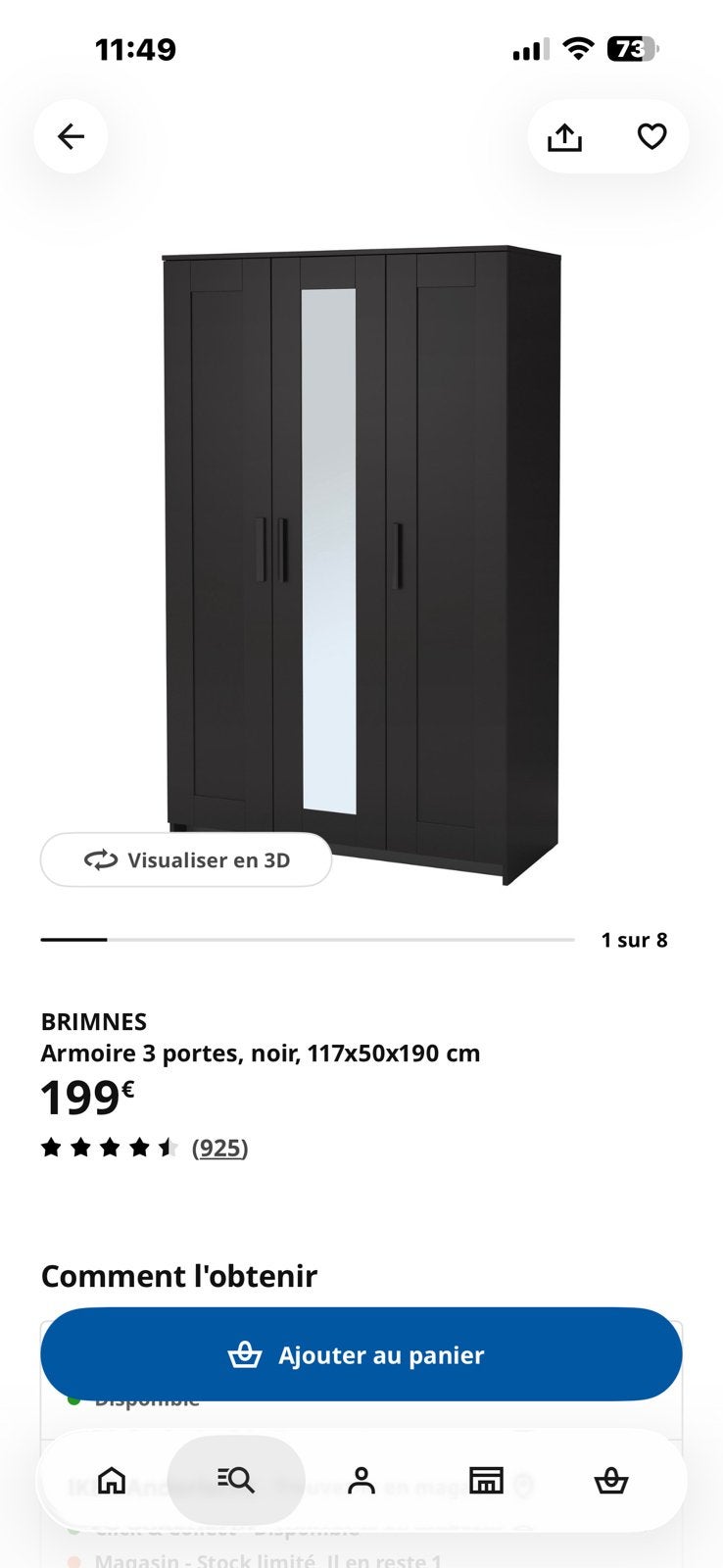 IKEA kledingkast, Huis en Inrichting, Ophalen, Zo goed als nieuw