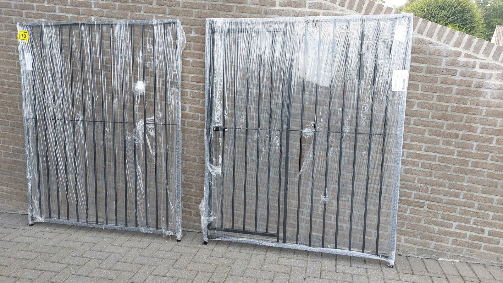 2 kennel panelen / 150x184 / met en zonder deur, Tuin en Terras, Ophalen, Met poort, Nieuw, Spijlenhekwerk