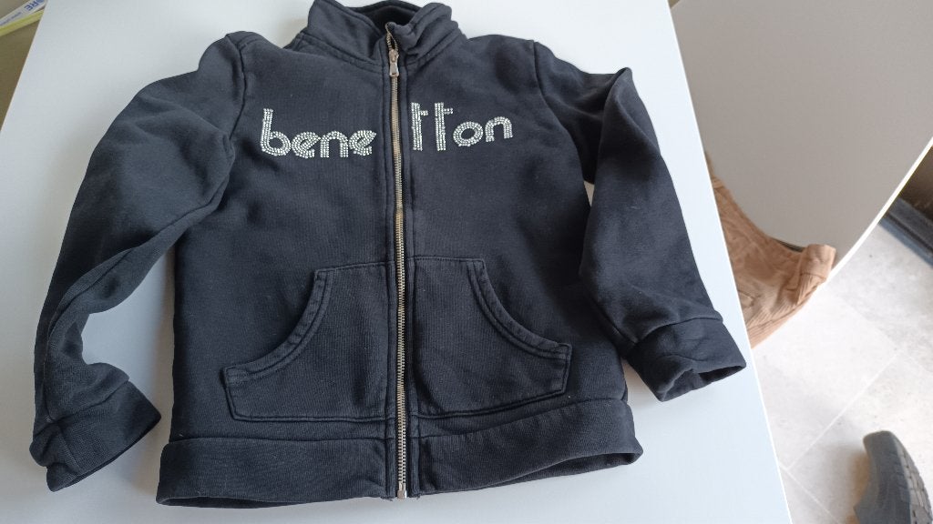 Veste - Benetton - Taille 116/122, Garçon ou Fille, Enlèvement ou Envoi, Pull ou Veste, Utilisé