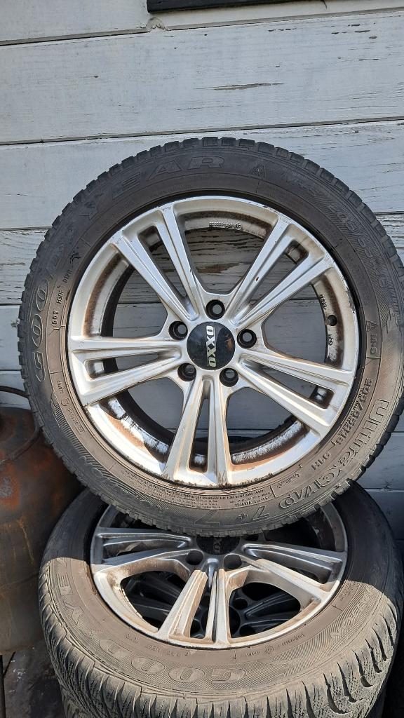 set winterbanden, Auto-onderdelen, Banden en Velgen, Ophalen, Gebruikt, 16 inch, Banden en Velgen