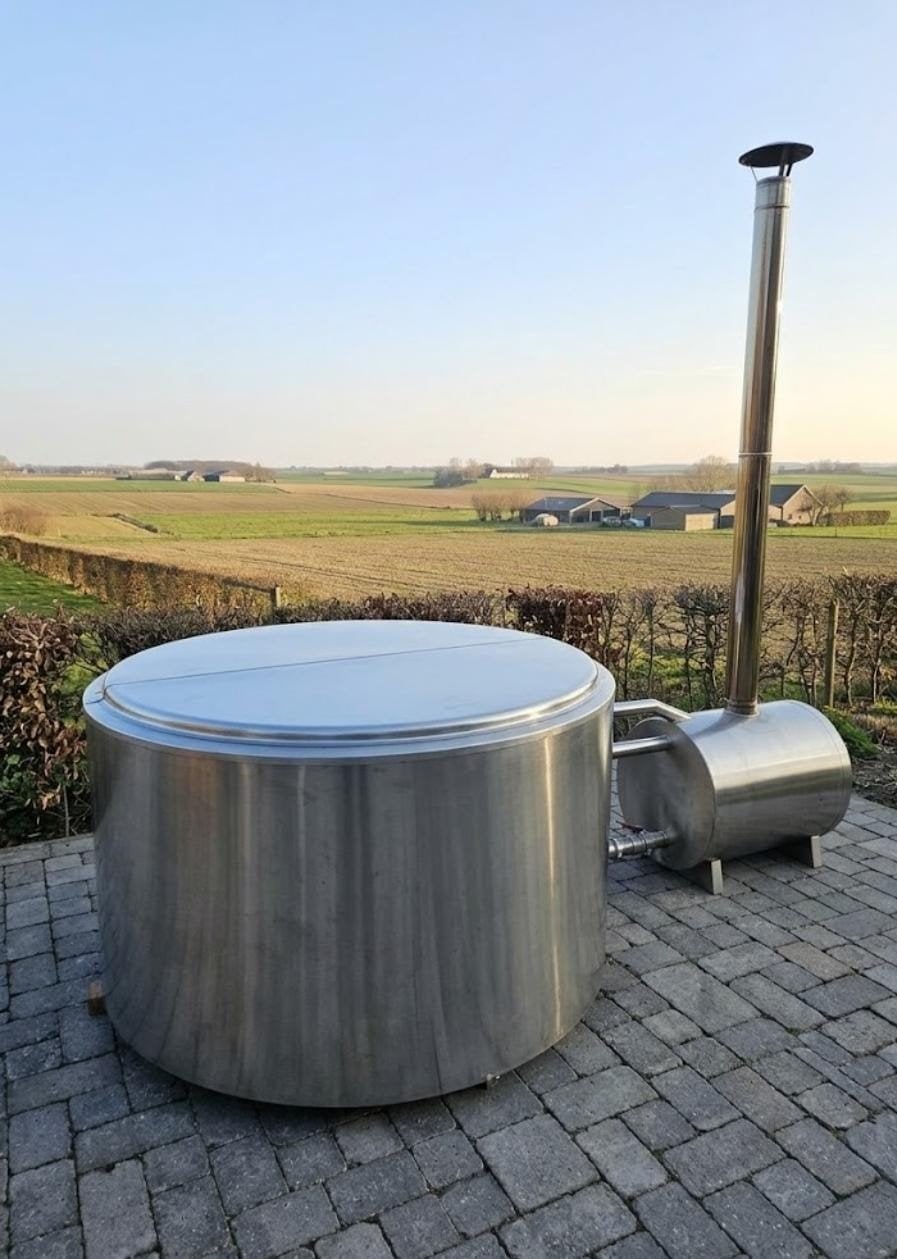 bain à remous de luxe, baignoire isolée en acier inoxydable, Jardin & Terrasse, Enlèvement ou Envoi