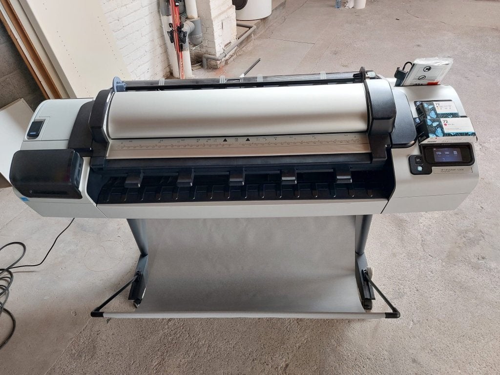 Hp plotter T2300, Computers en Software, Ophalen, Kleur printen, Gebruikt, Inkjetprinter