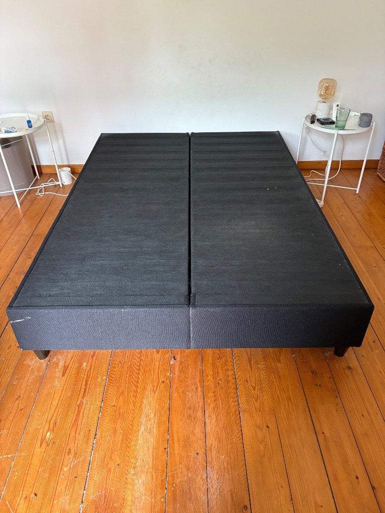 Bed, Queen size, Enlèvement, Utilisé, 200 cm