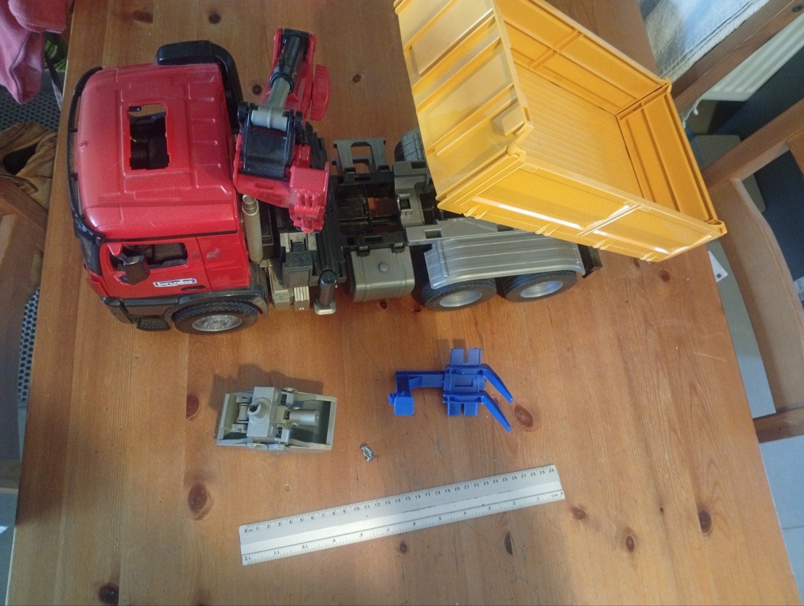 Broeder camion, Enlèvement