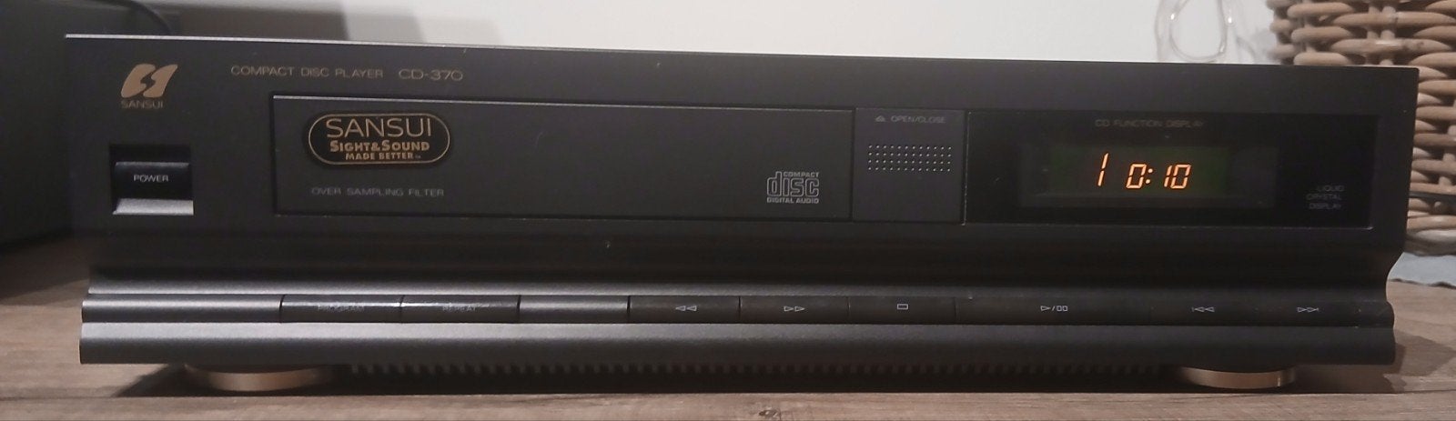​Sansui CD-370 Compact Disc Player -PERFECTE STAAT-, Audio, Tv en Foto, Cd-spelers, Ophalen
