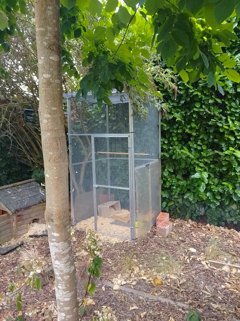 Volière, Dieren en Toebehoren, Vogels | Hokken en Kooien, Ophalen, Nieuw, Aluminium, Volière