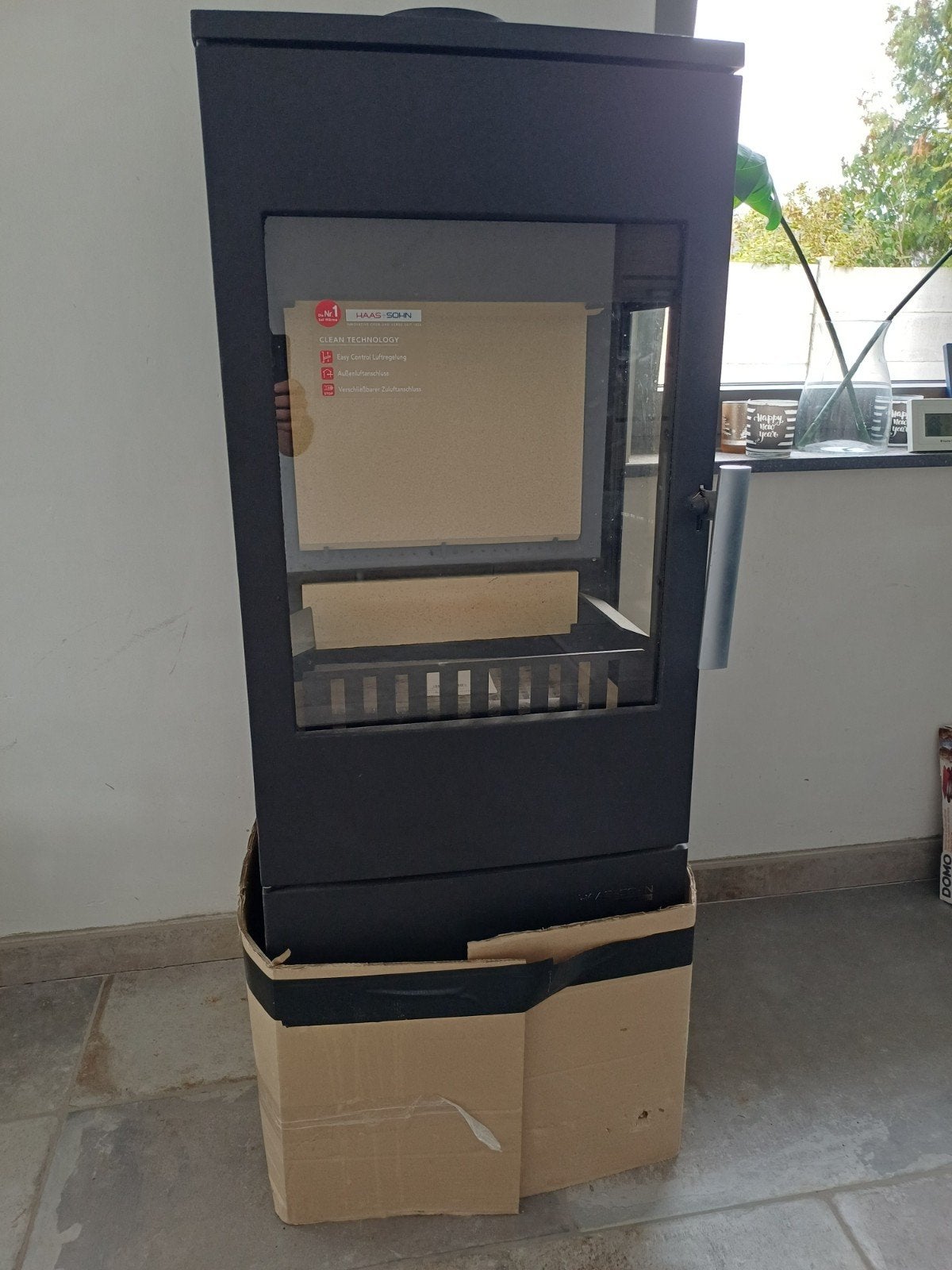 Poêle à bois de marque Haas + Sohn de 6kw, Huis en Inrichting, Kachels, Ophalen of Verzenden, Vrijstaand, Hout, Nieuw